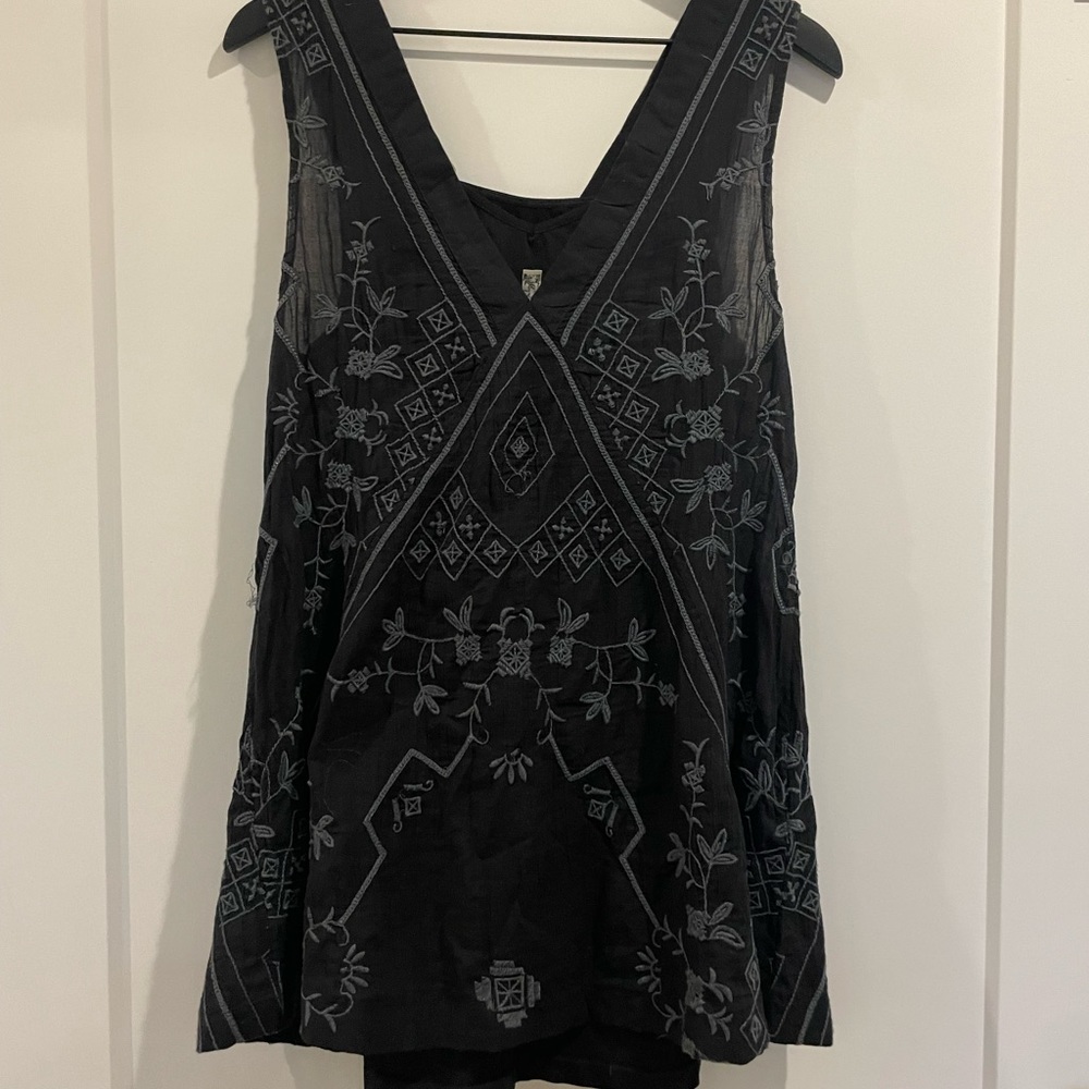 Free people dress w/ slip